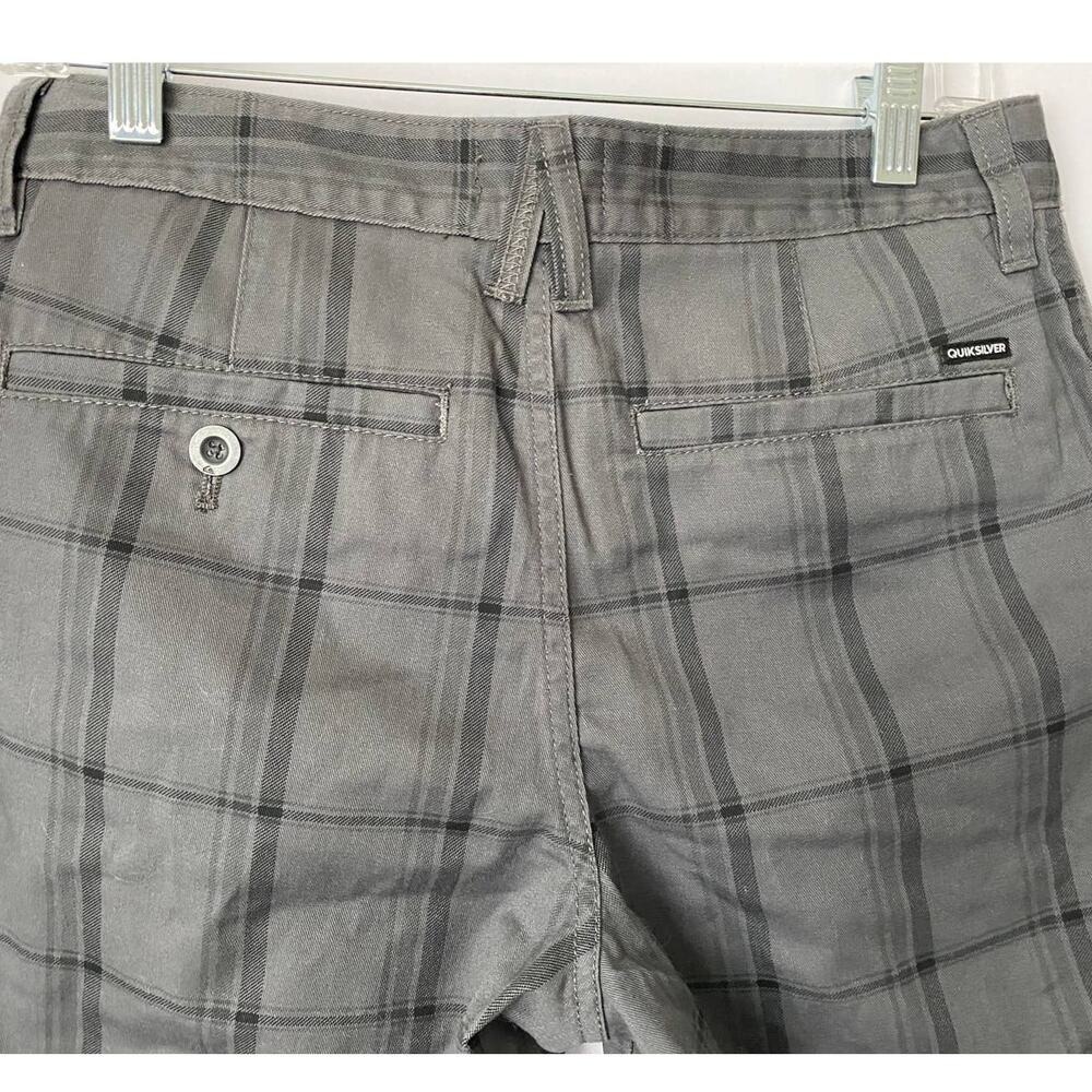 Quiksilver Gray Plaid Hybrid Shorts - Picture 8 of 13